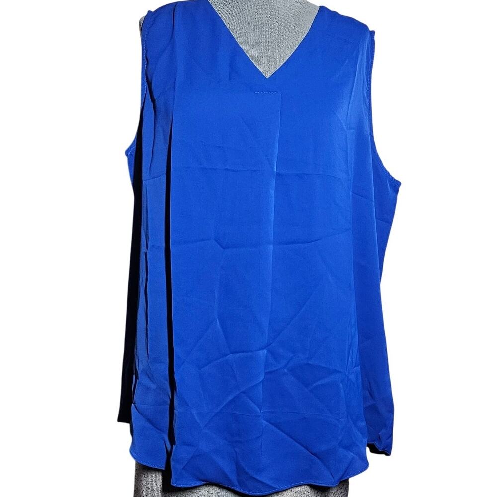 Blue Sleeveless Blouse Size XL New with Tag